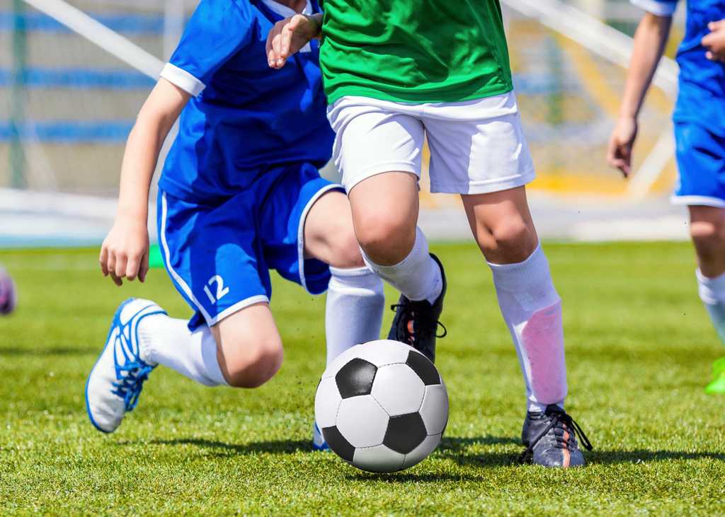 Playing Soccer